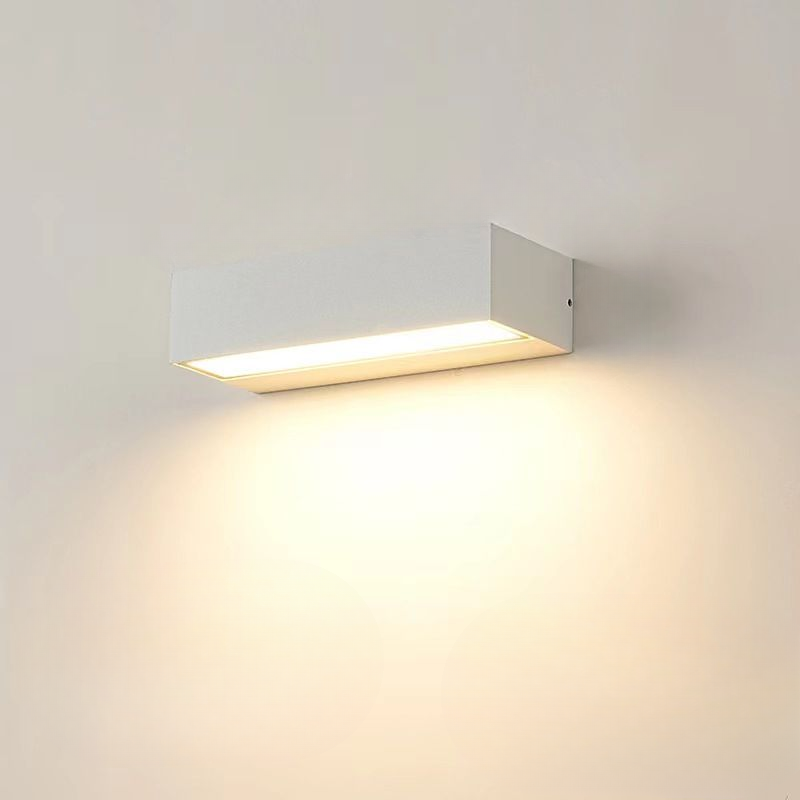Stram Linjär LED Vägglampa Vit, Badrum/Sovrum/Vardagsrum Metall &amp; Akryl