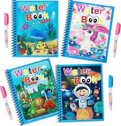 Magic Water Coloring Book – Upptäck Dolda Teckningar