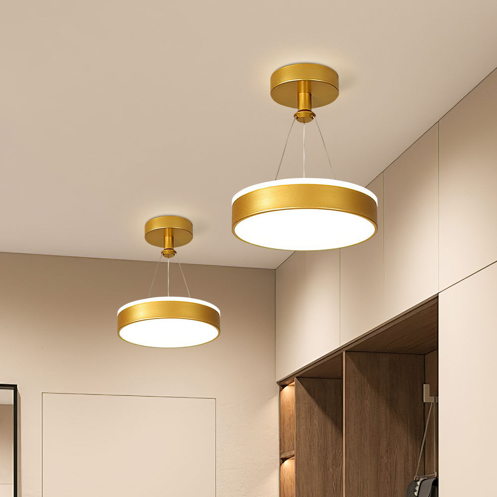 Stylish modern metal LED pendant lamps