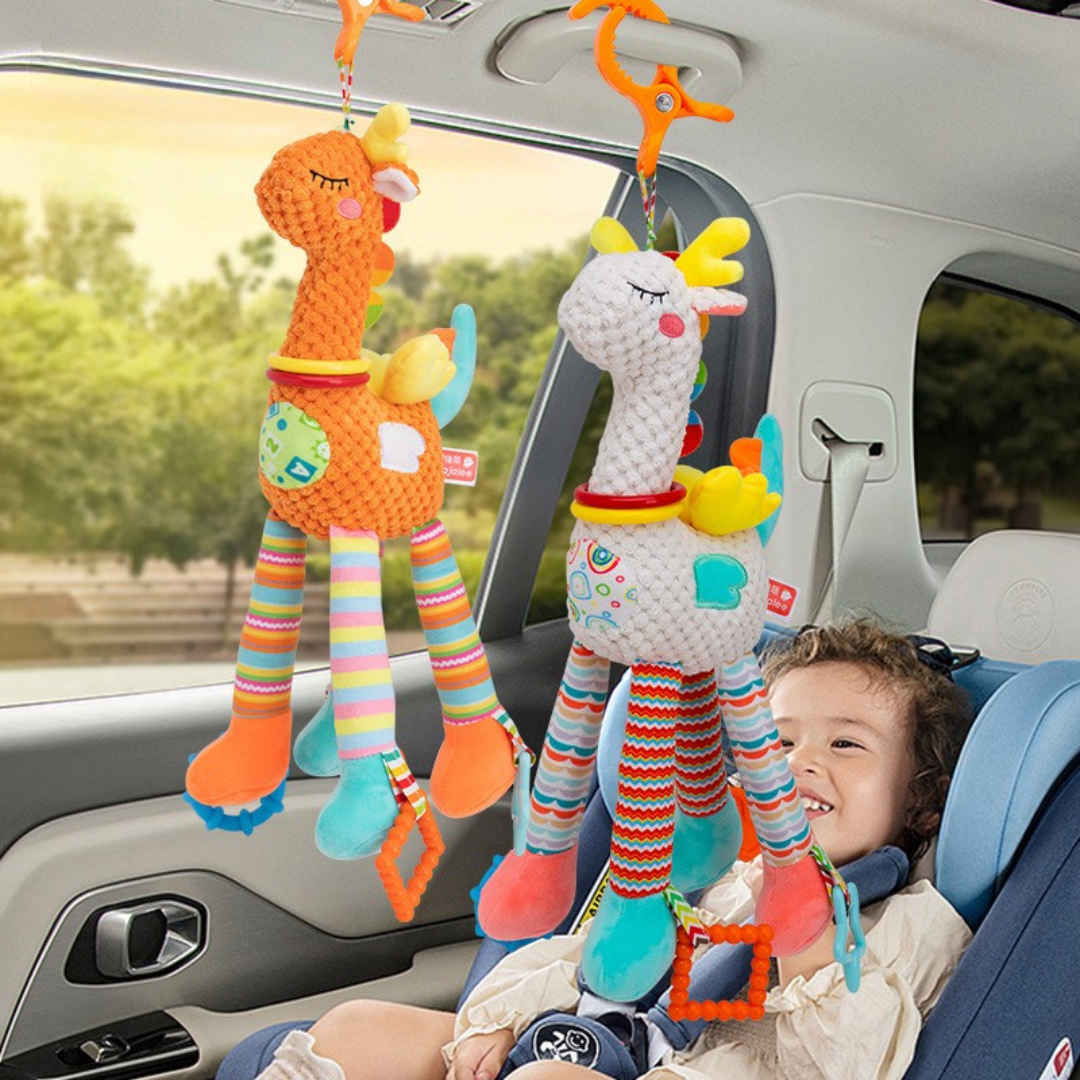 Sensorisk plyschleksak för bebisar