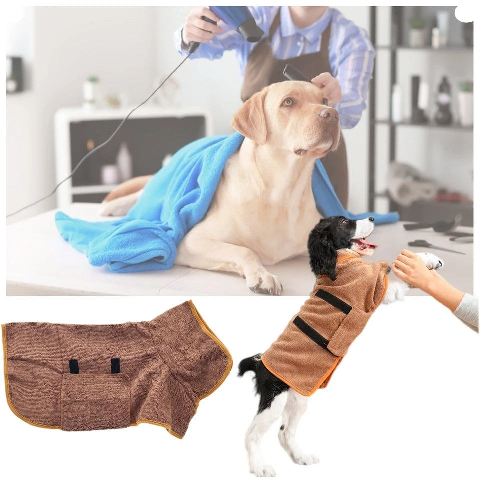 Pet Badrock Torkrock för Hundar i Alla Storlekar