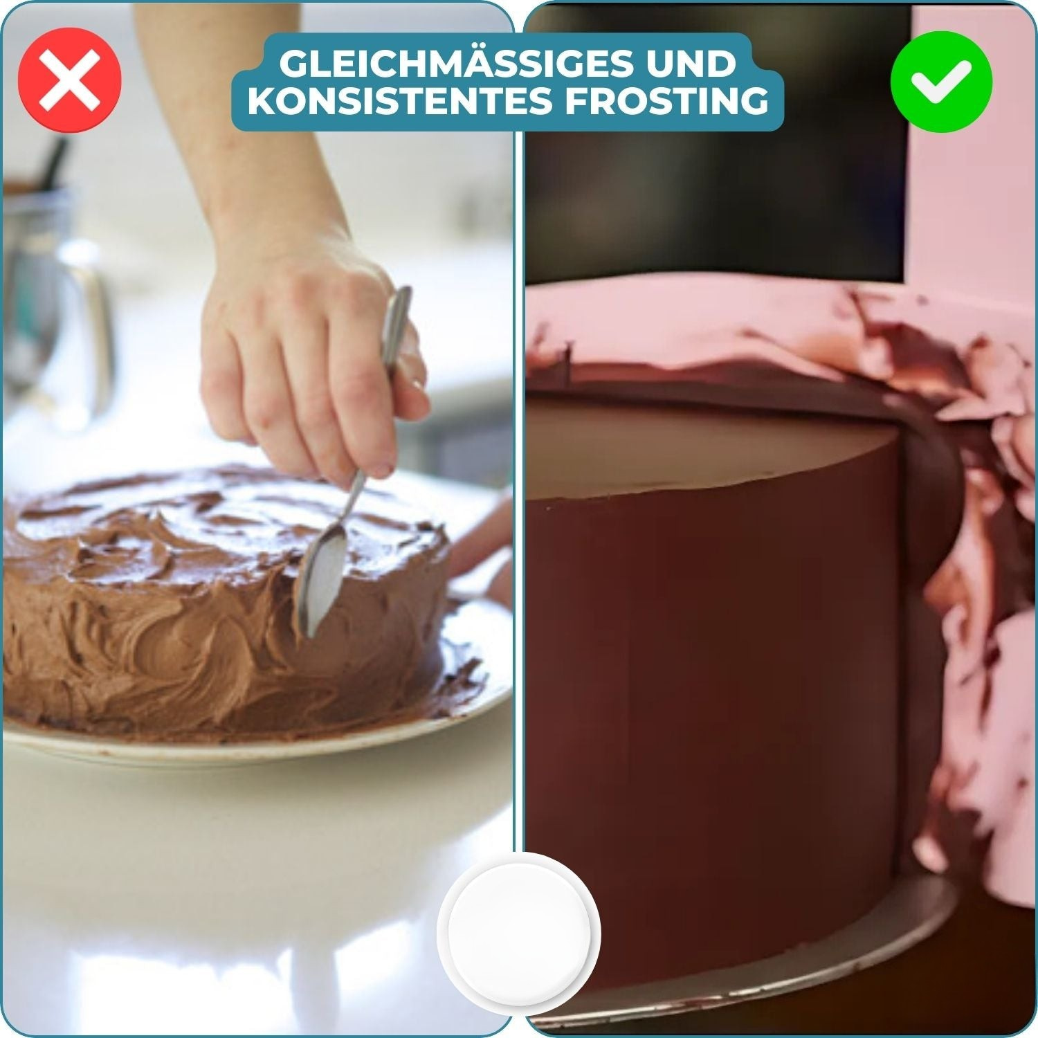 Carvallo - Justerbar tårtskyffel och utjämnare