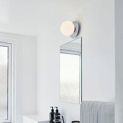 Valentina Modern LED Tak-/Vägglampa Matplats Svart/Guld Glas