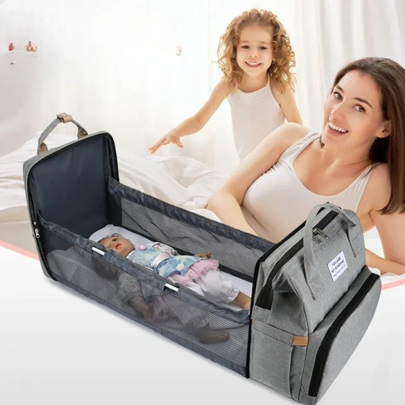 2-i-1 Baby Ryggsäck i Elegant Design