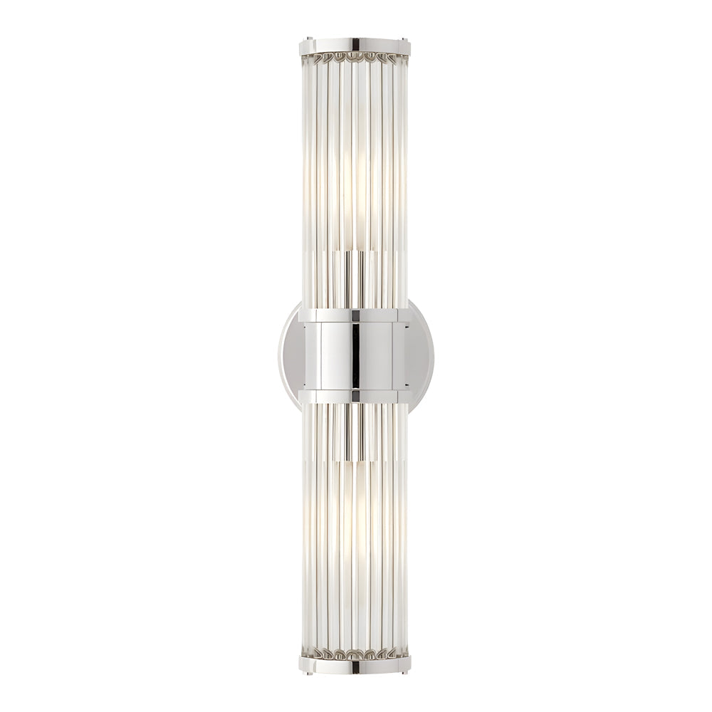1/2-Lights Modern Vägglampa med Cylindrisk Glas