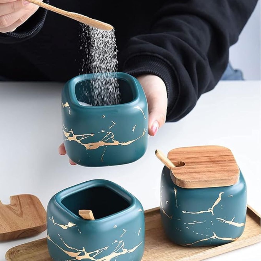 Royal Vein Porslin Kryddburk Set