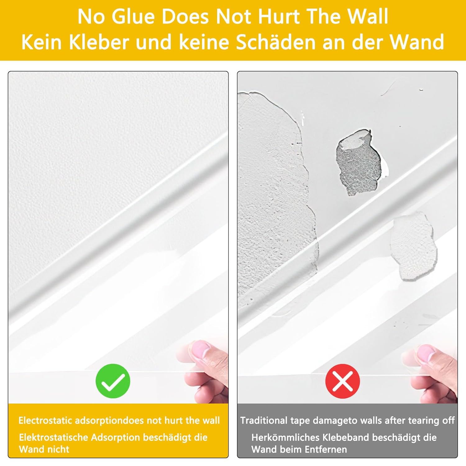 Elektrostatiska väggklistermärken