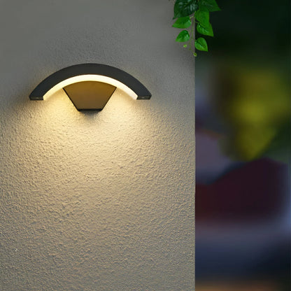 LumiGuard Utomhus LED Vägglampa med Rörelse Sensor