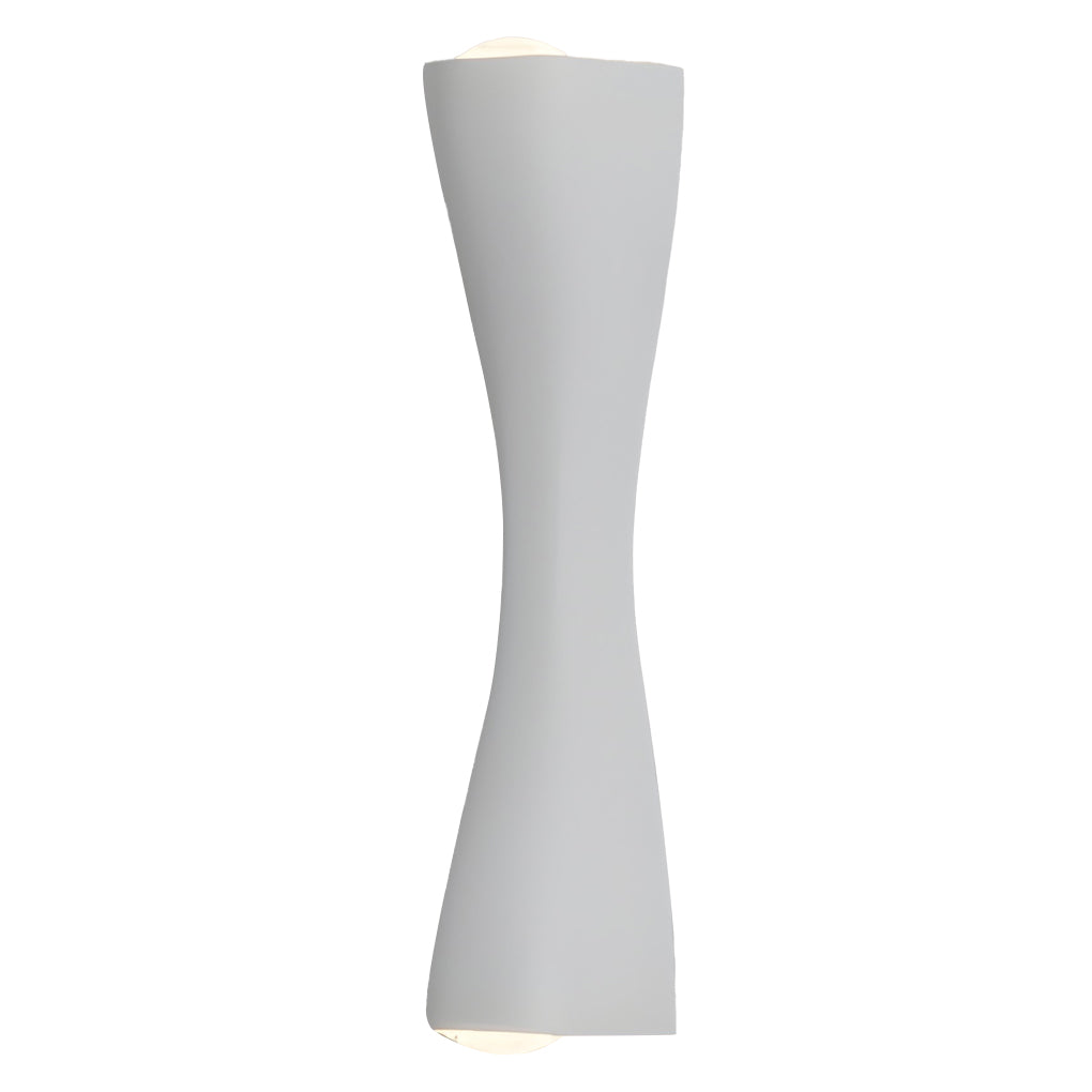 LumiBriljant - LED Vägglampor Uppe och Nere i Modern Metallfinish