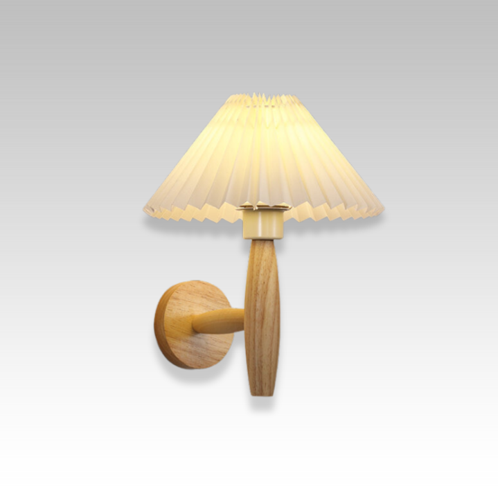 EikenLicht - Stilig Trä Vägglampa