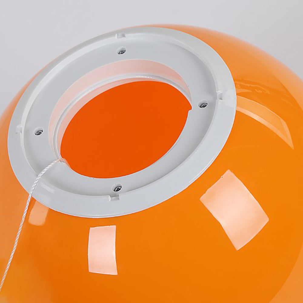 Fateh Modern Liten Rund LED Taklampa Vit Akryl Sovrum