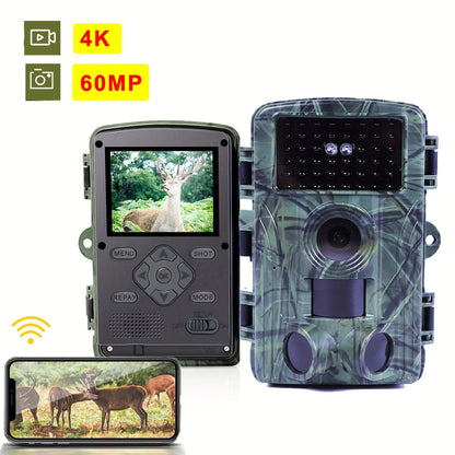 4K Ultra HD Jakt Trail Kamera med WIFI &amp; Live Nattvision Streaming