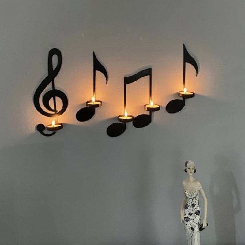 RhythmLuxe - Kreativa Musiknoter Vägglampa för Inspirerad Belysning