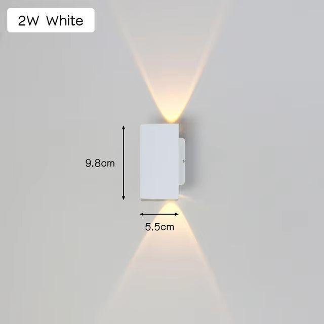 LED-Utevägglampa Aluminium – Väderbeständig &amp; dekorativ för trädgård och terrass