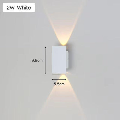 LED-Utevägglampa Aluminium – Väderbeständig &amp; dekorativ för trädgård och terrass