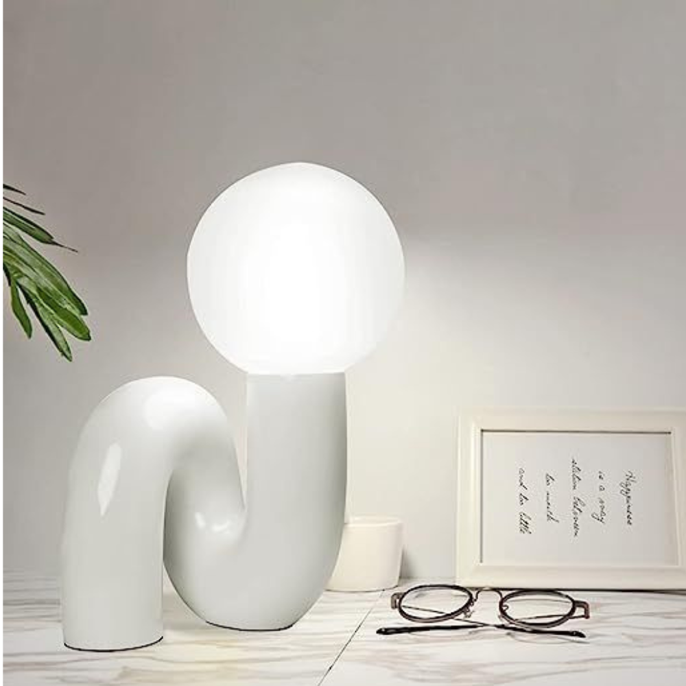 Carvallo - Modern glasbordslampa med varm belysning