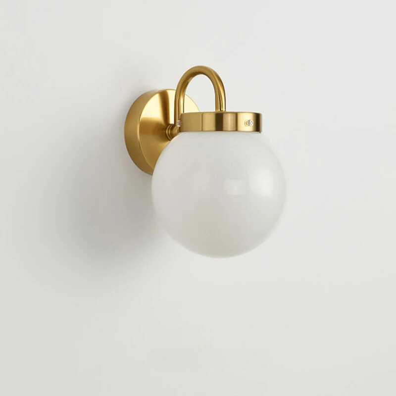 ModernWall - Nordisk LED Vägglampa med Glaslock för Stämningsfull Inomhusbelysning