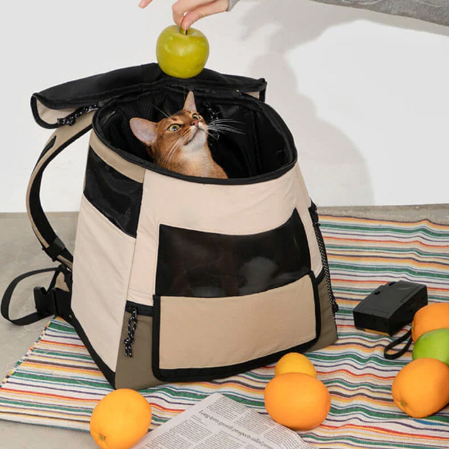 Vattentät Husdjursreseranskal – Andningsbar, Säker och Bekväm