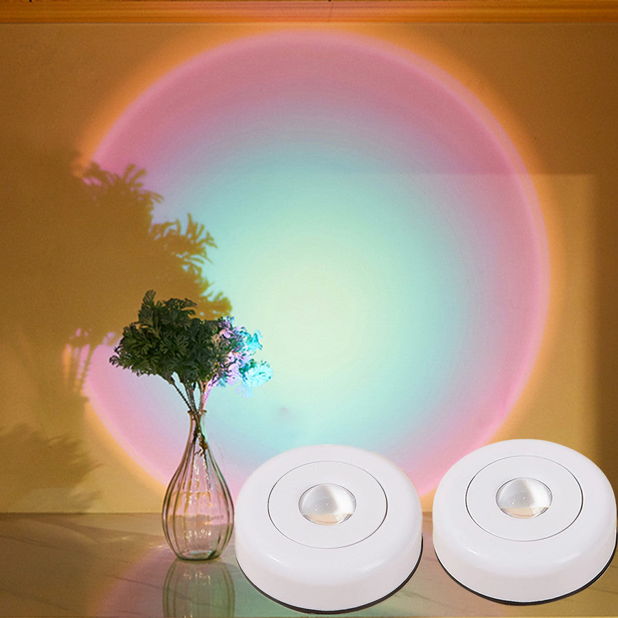 Carvallo – Kompakt Solnedgångslampa med Mångsidig Montering