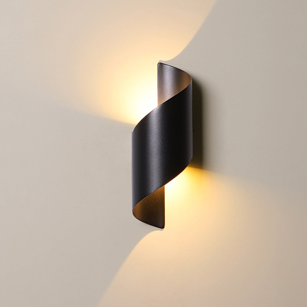 LED Vägglampa med Minimalistisk Aluminiumdesign