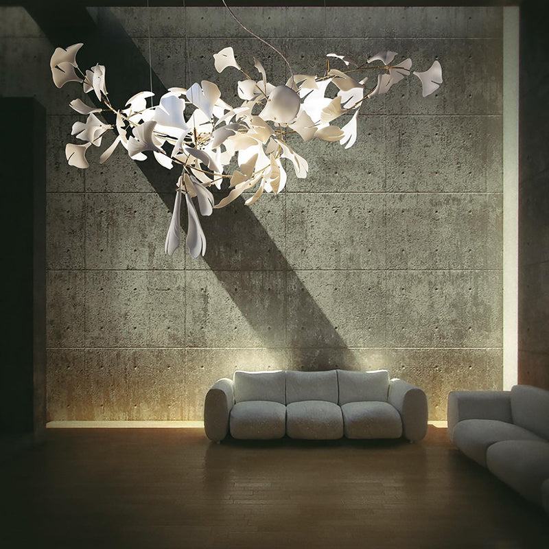 OliviaLeaf - Elegant taklampa i ginkgo-form
