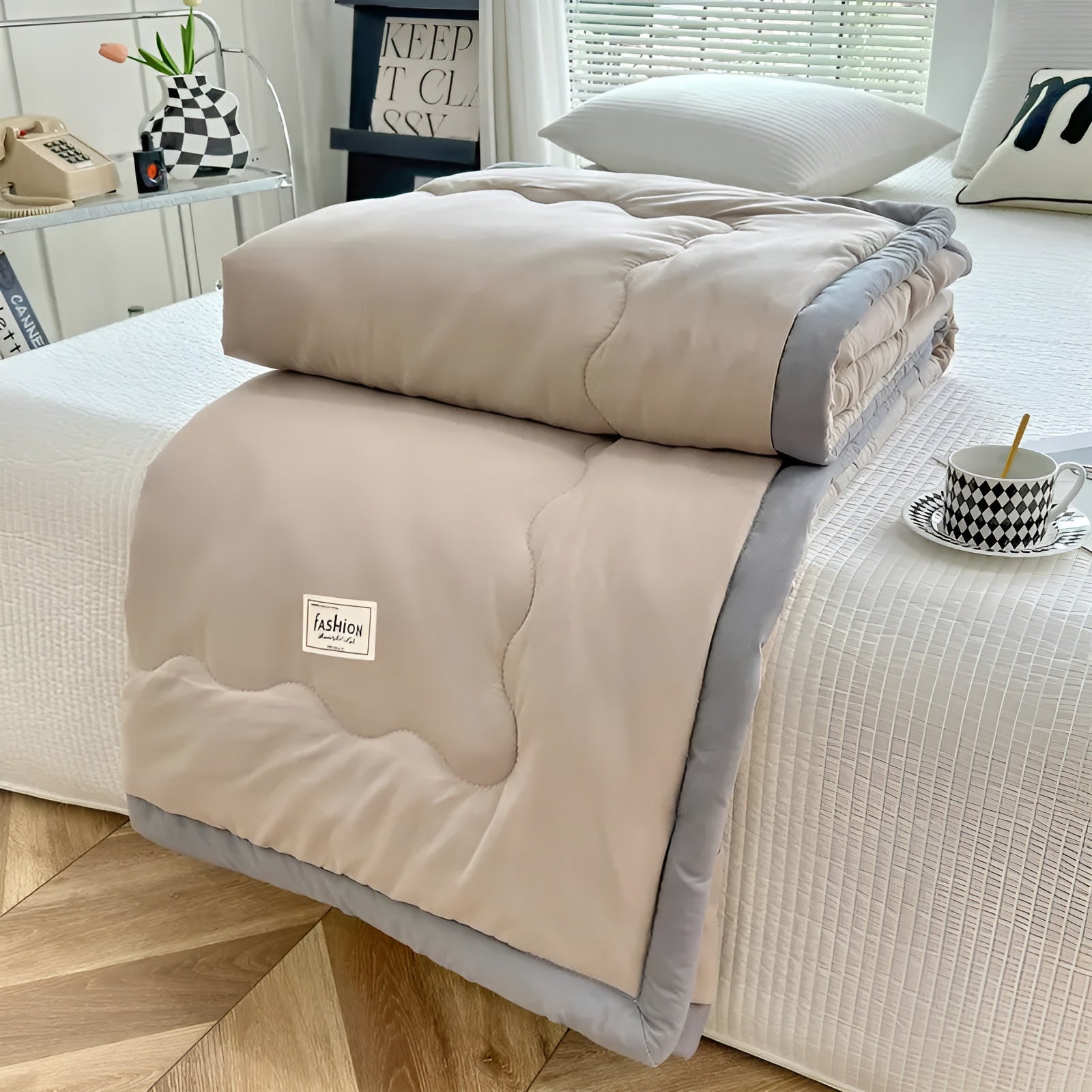 Lätt täcke för sommaren – Andas &amp; Mångsidig | För soffa, säng &amp; resor