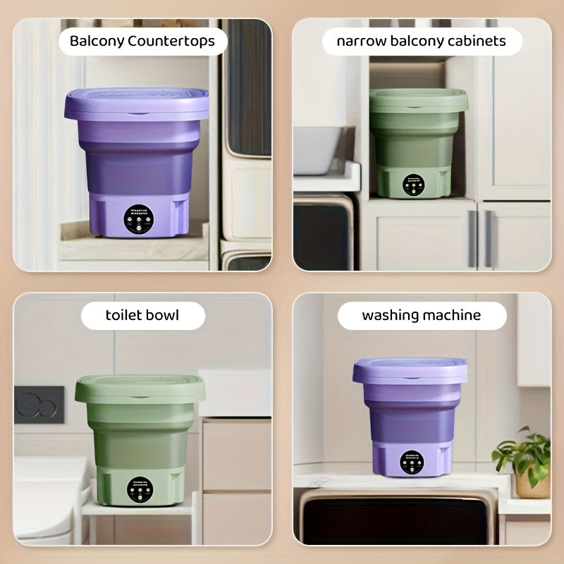 FlexiWash Fällbar Tvättmaskin – Praktisk och Platsbesparande