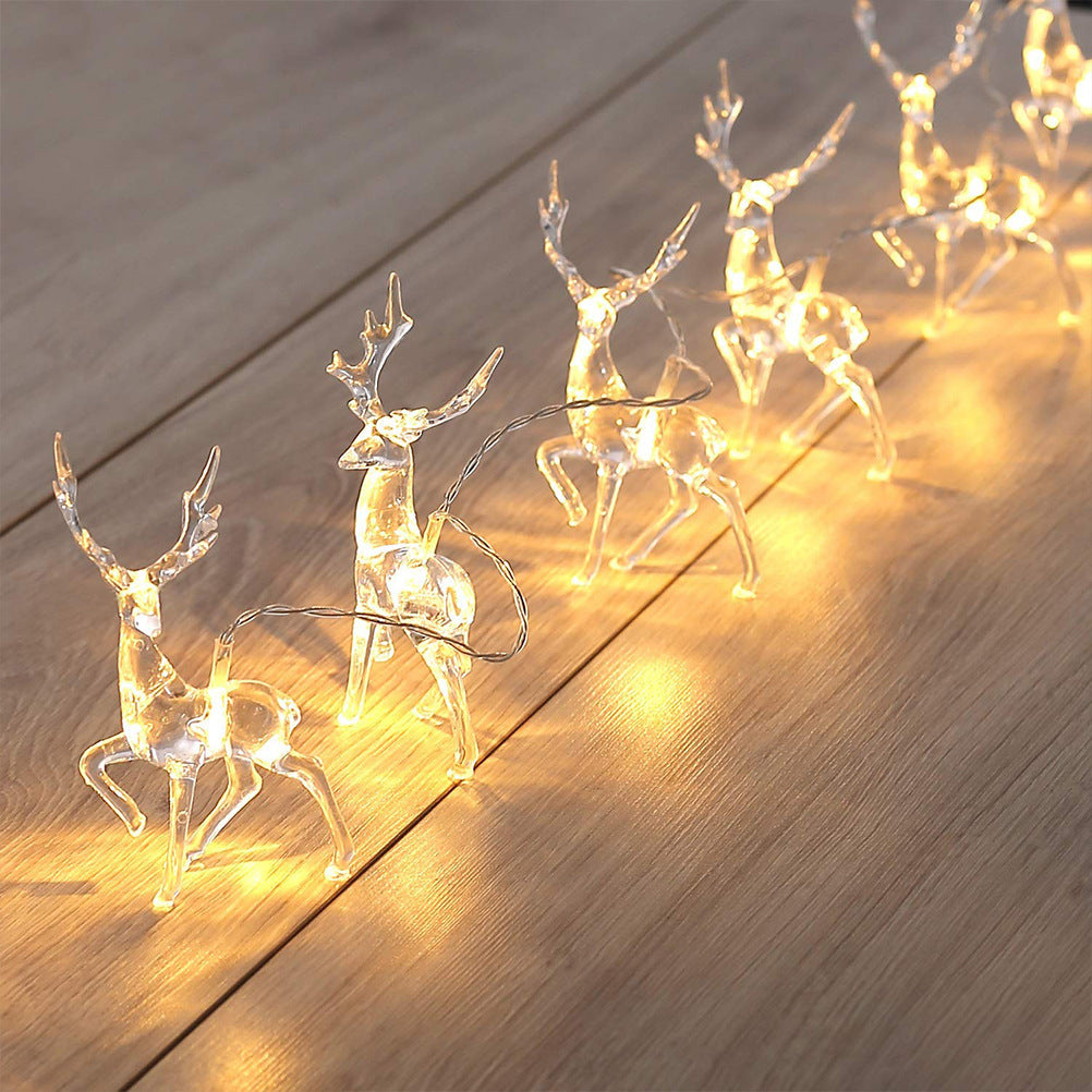 ReindeerGlow - 1,5M LED julren hängande ljus till festligt jubel