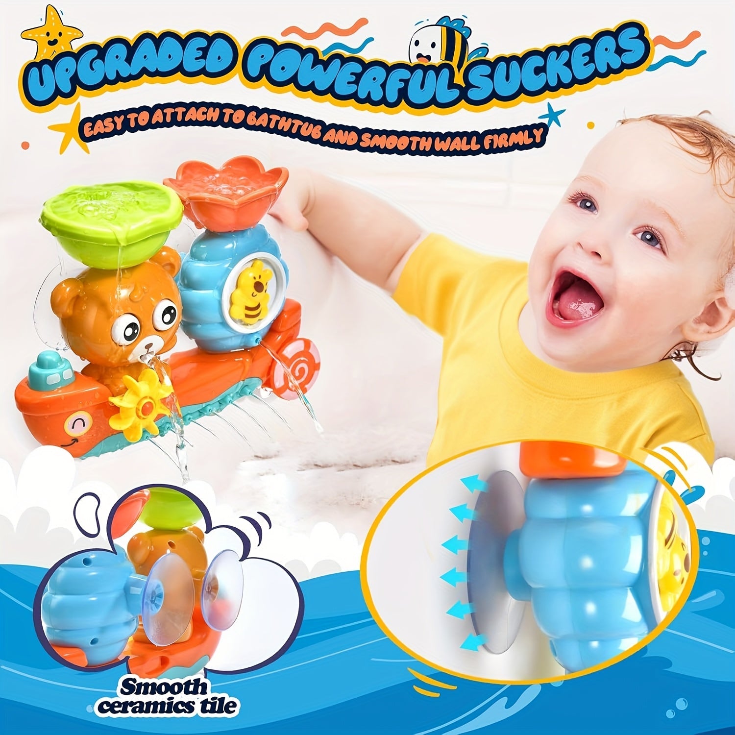 Baby Badleksak Flytande Björn Båt