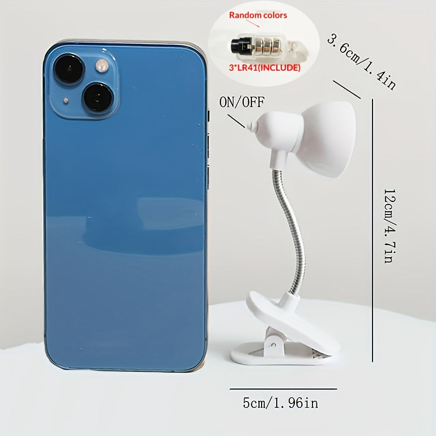 MiniGlow - Bärbar Clip-On Lampa med Tryckknappskontroll