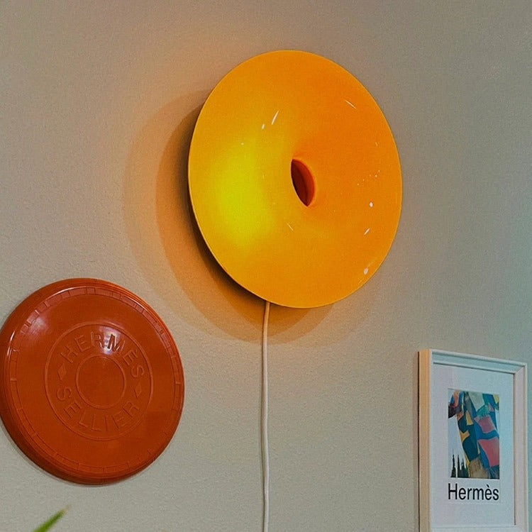 Vägglampa Modern Glas Rund Vägglampa