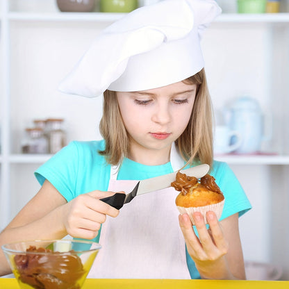 Set av tårtslickare i rostfritt stål 3-pack
