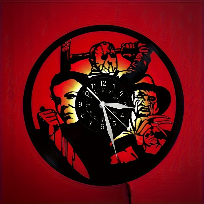 VinylHorror - Stil Horror-tema Väckarklocka, Vinylskiva