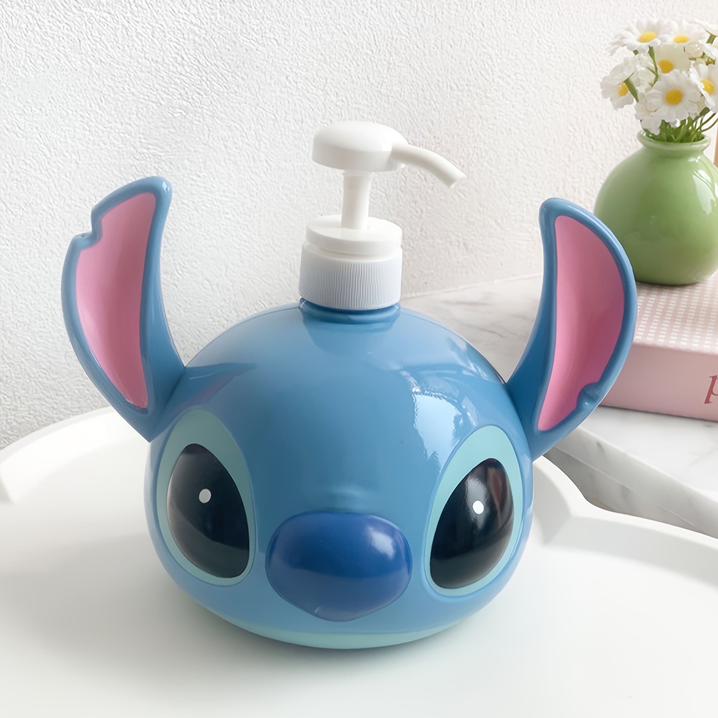 Disney Stitch PVC Schampo Dispenser – Perfekt för Badrum och Kök
