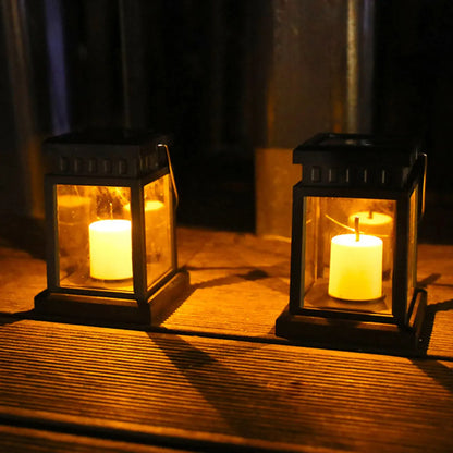 SolarFlame - Solcell-LED Lampa