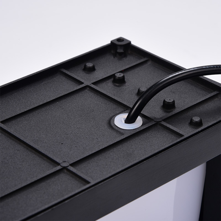 Tvåfärgad modern utomhusvägglampa