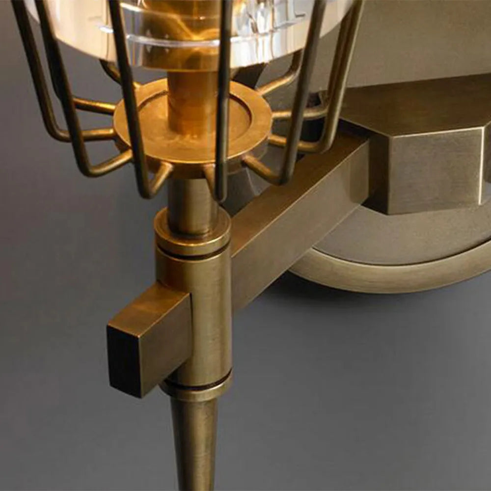 Vägglampa Modern Mässing Glas Sconce
