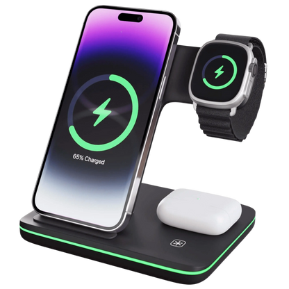 Trådlös laddningsdocka för iPhone och Apple Watch