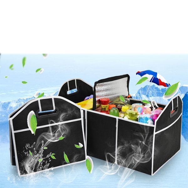 Carvallo Auto-Bagagerum-Organizer | Fällbar & Stabil | 600D Oxford-tyg | För SUV, Personbil & Lastbil