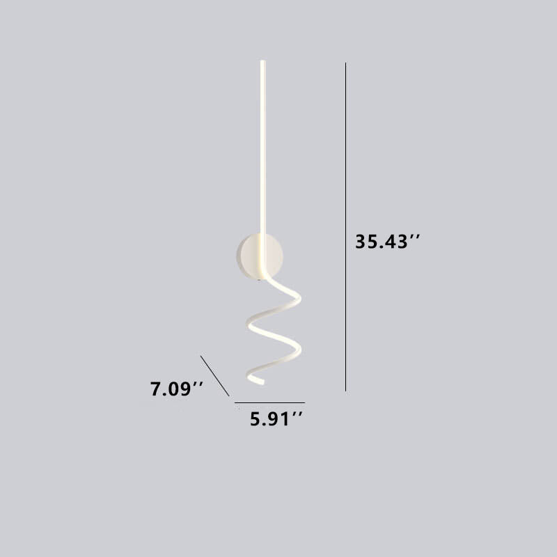 LumiArc - Minimalistisk kreativ Arc Lines LED-vägglampa
