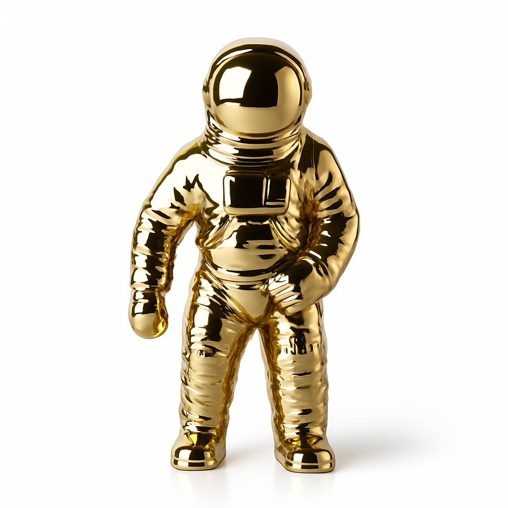 Keramisk Vas Modern Astronaut Rymdskulptur