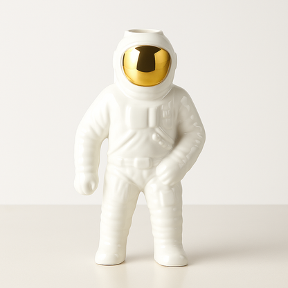 Keramisk Vas Modern Astronaut Rymdskulptur