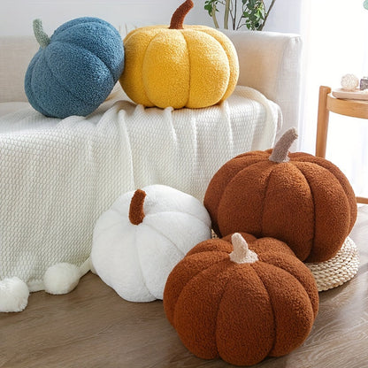 Mysig Pumpa Kudde - Mjuk, Färgglad Dekoration för Halloween och Fester