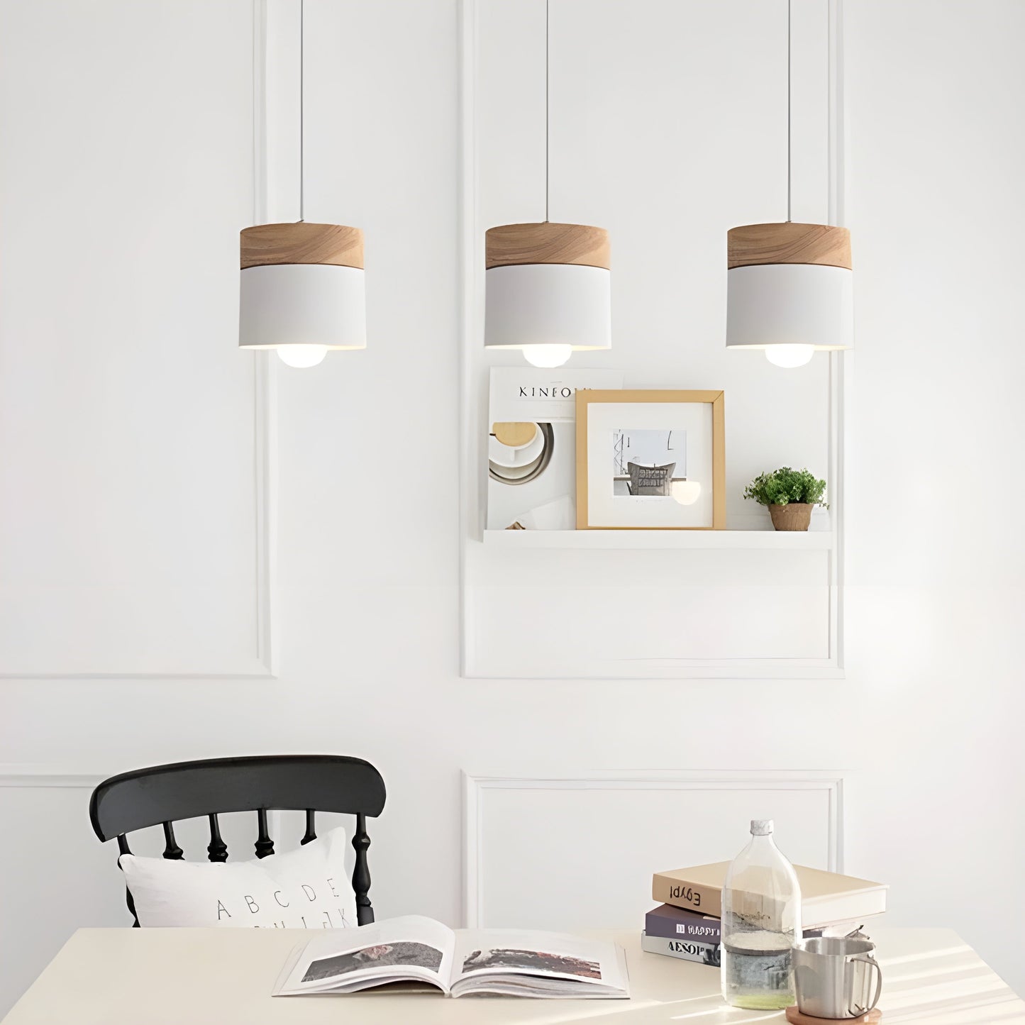 LoftCharm Light - Nordisk trähänglampa