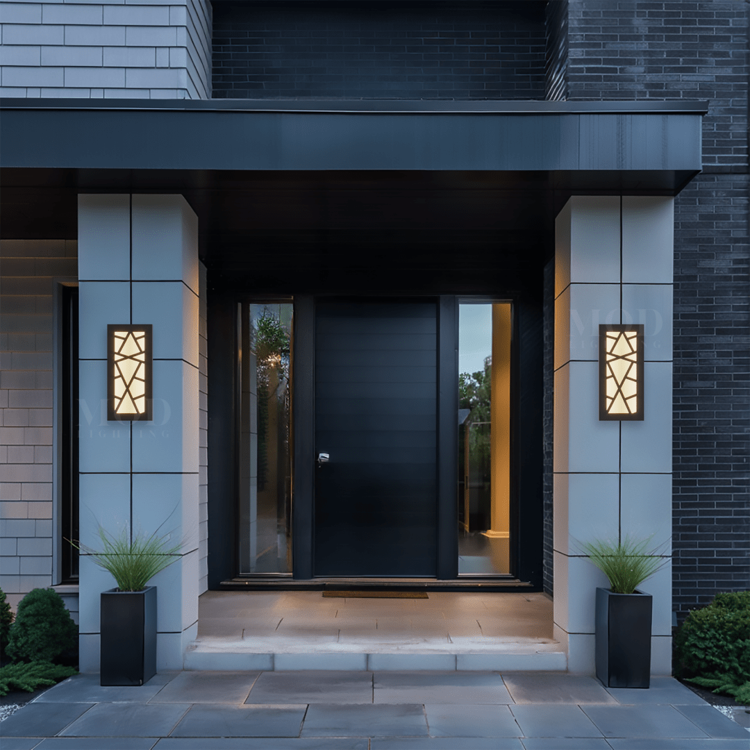 Vägglampa Modern Utomhus LED Panel Armatur