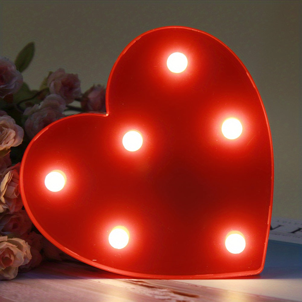 AlphaGlow - LED Dekorativ Bokstavslampa med Batteridrift