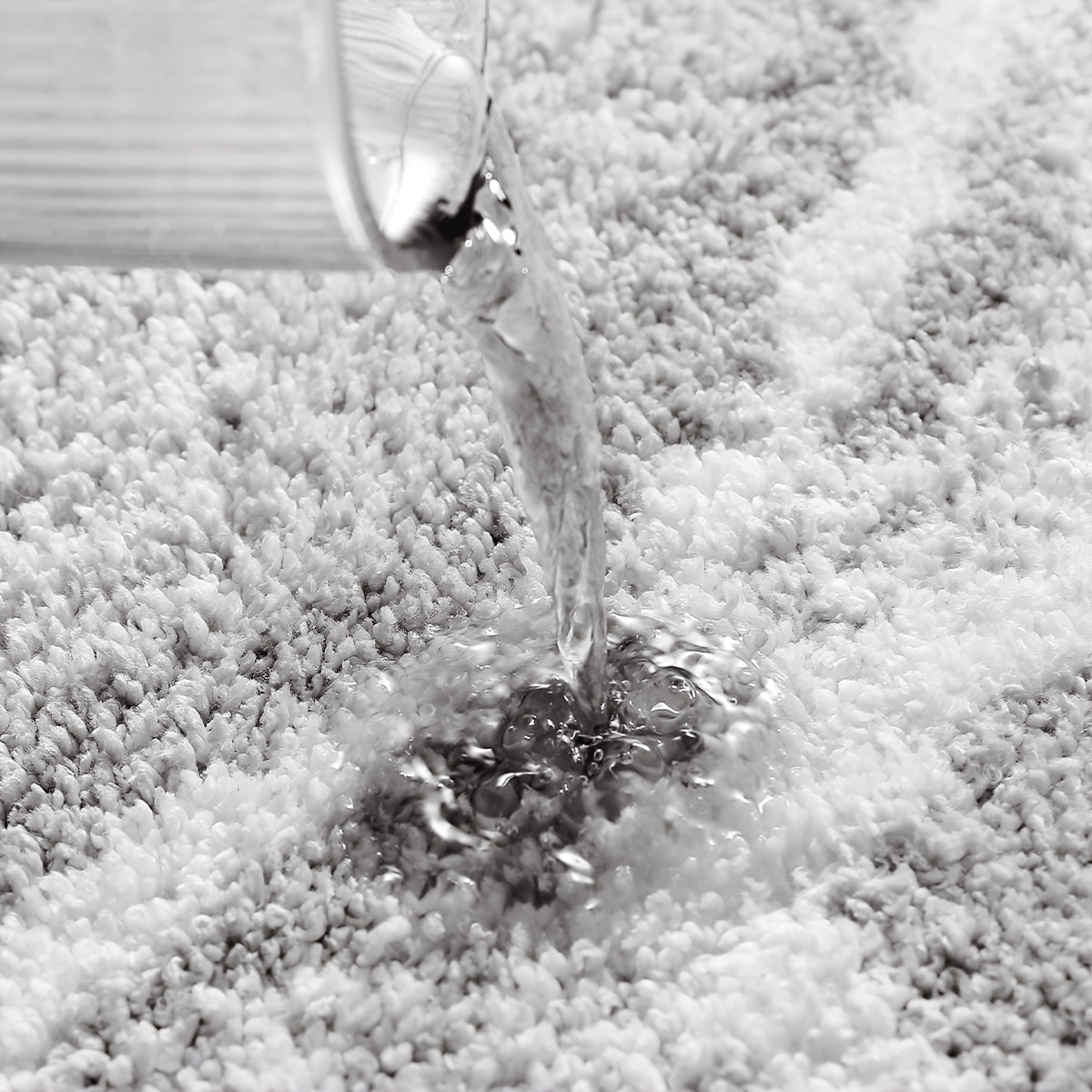 Fluffig Flocking Badmatta – Absorberande och Mjuk för Badrum eller Kök