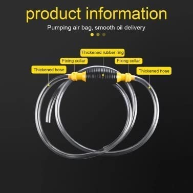 Carvallo | Vätskepump FlowMaster One | Handpump för bensin, vatten och olja | Bärbar och utan ström | För bil, båt och trädgård