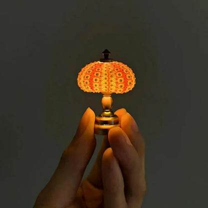 DIY Zee-egel bordslampa