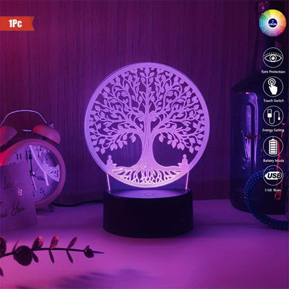 BoomLamp - 3D Akryl Nattlampa USB-driven